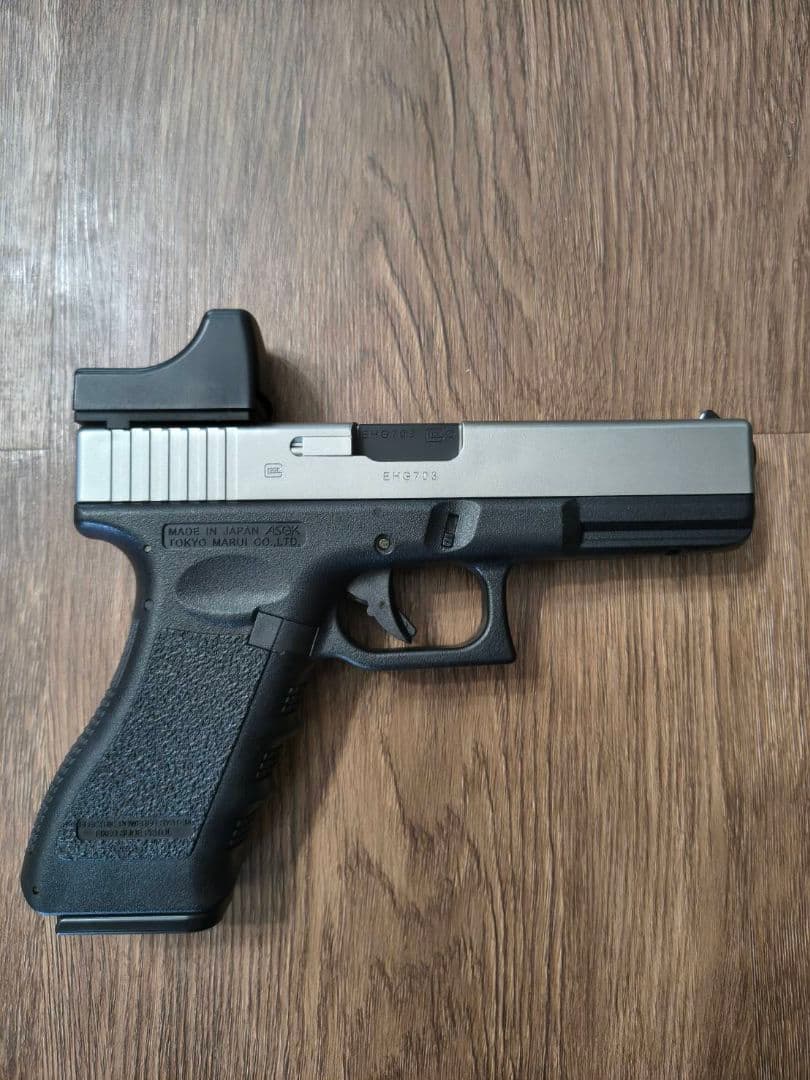 東京マルイ GLOCK 18C　オールブラック　スライドシルバー セット売り