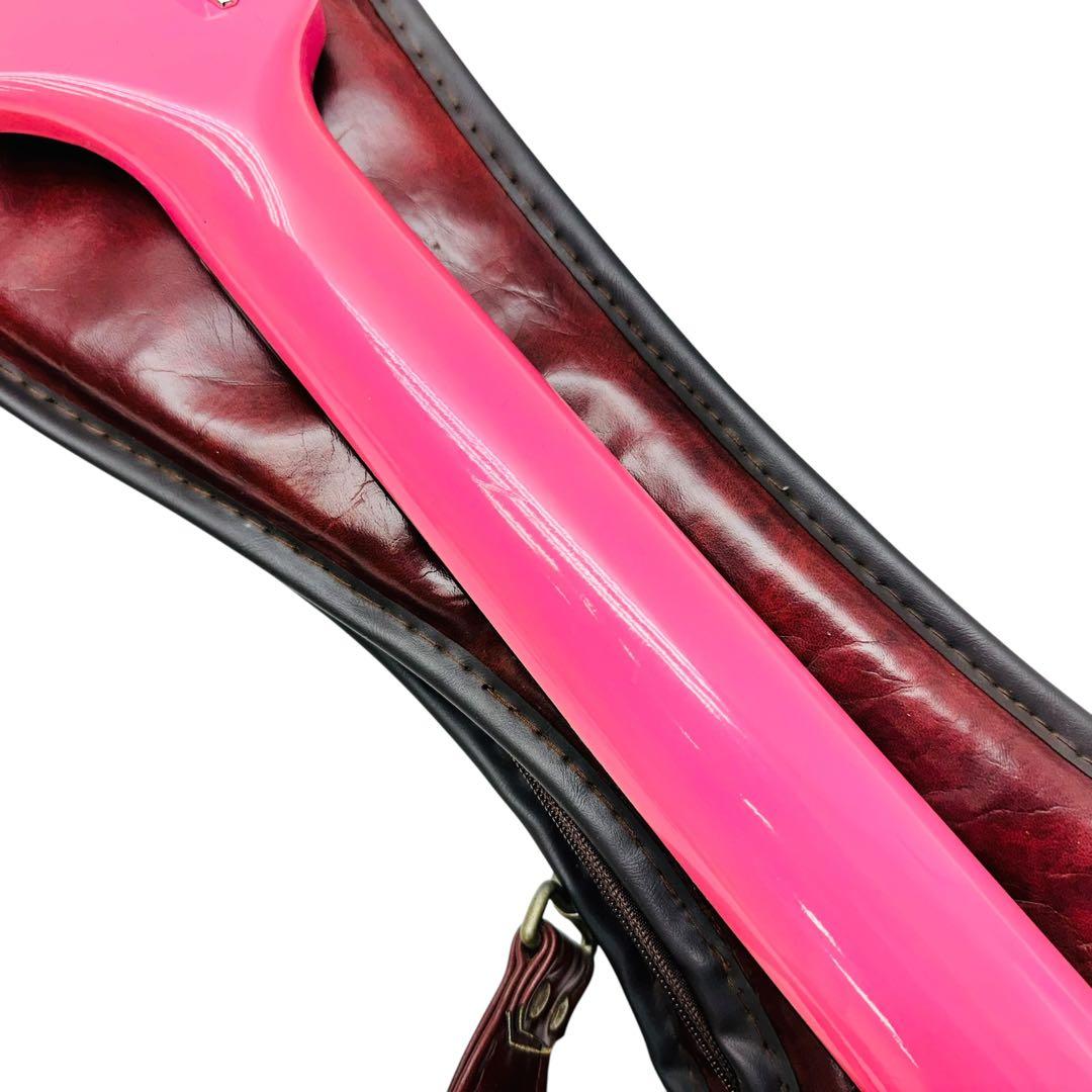 TOMSON ピンク色　エレキギター