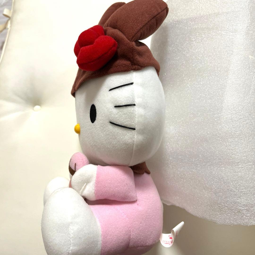 超 激レア ハローキティ✗明治製菓 アポロキティ ぬいぐるみ 非売品 美品