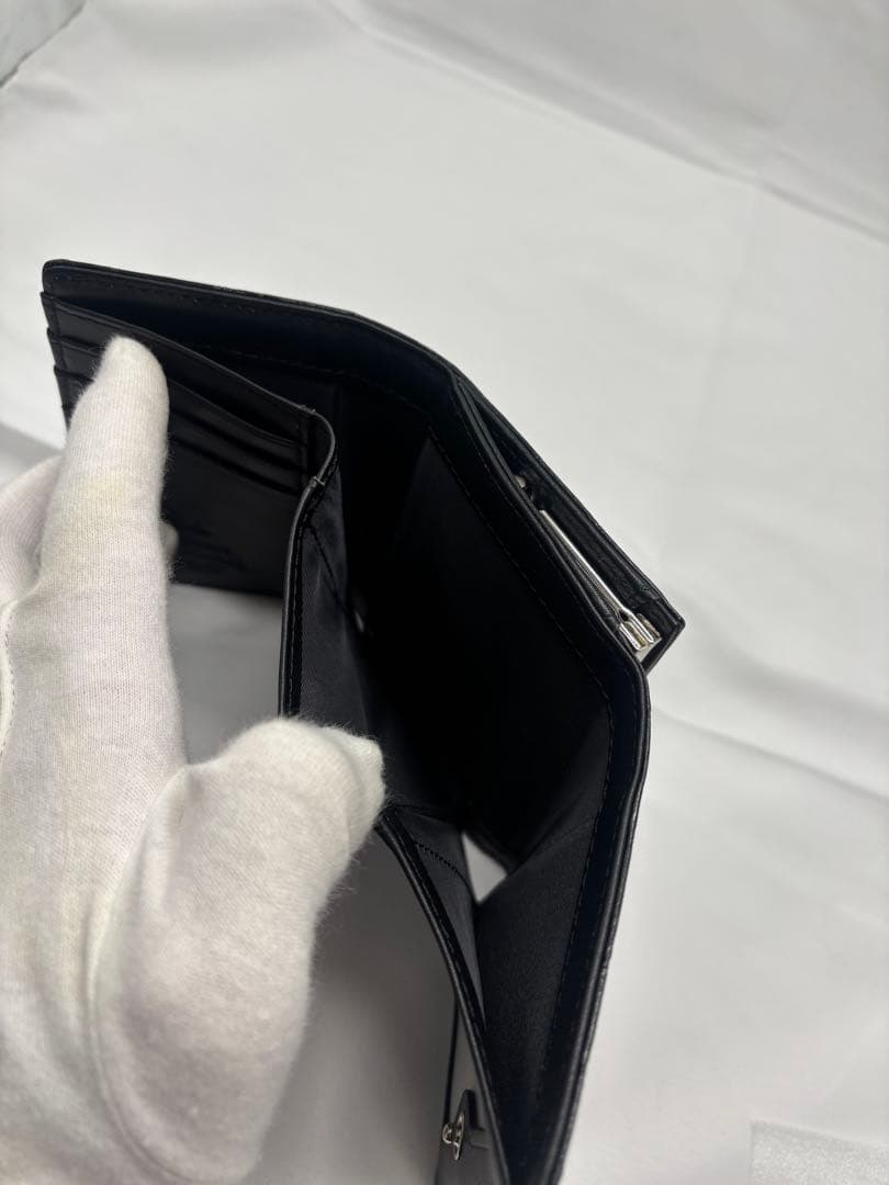 Vivienne Westwood ブラック クロコダイル柄　三つ折り財布