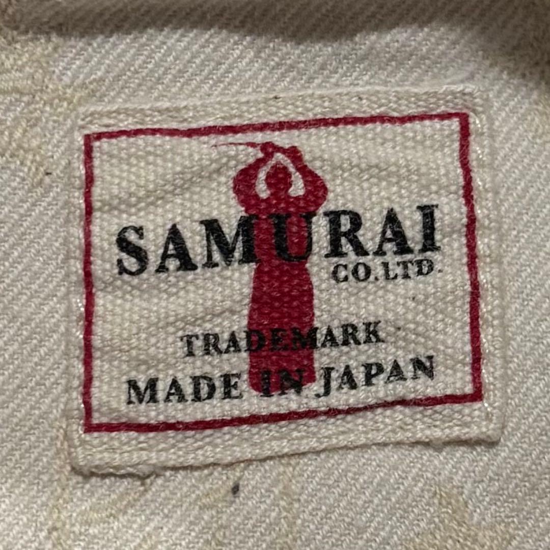 SAMURAI JEANS 硫化染め 15oz ヘビーオンス チノパンツ W32