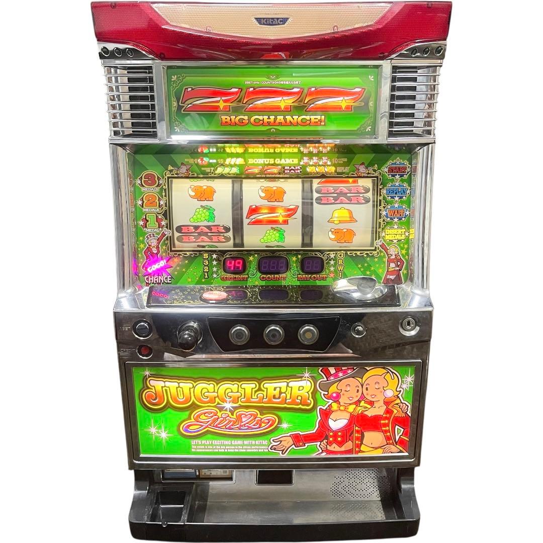 【名機】パチスロ実機 ジャグラーガールズK 不要機付き