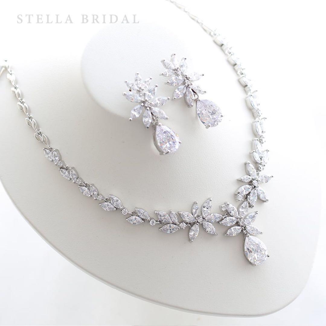 STELLA BRIDAL ブライダルアクセサリー アミティ ネックレス ピアス