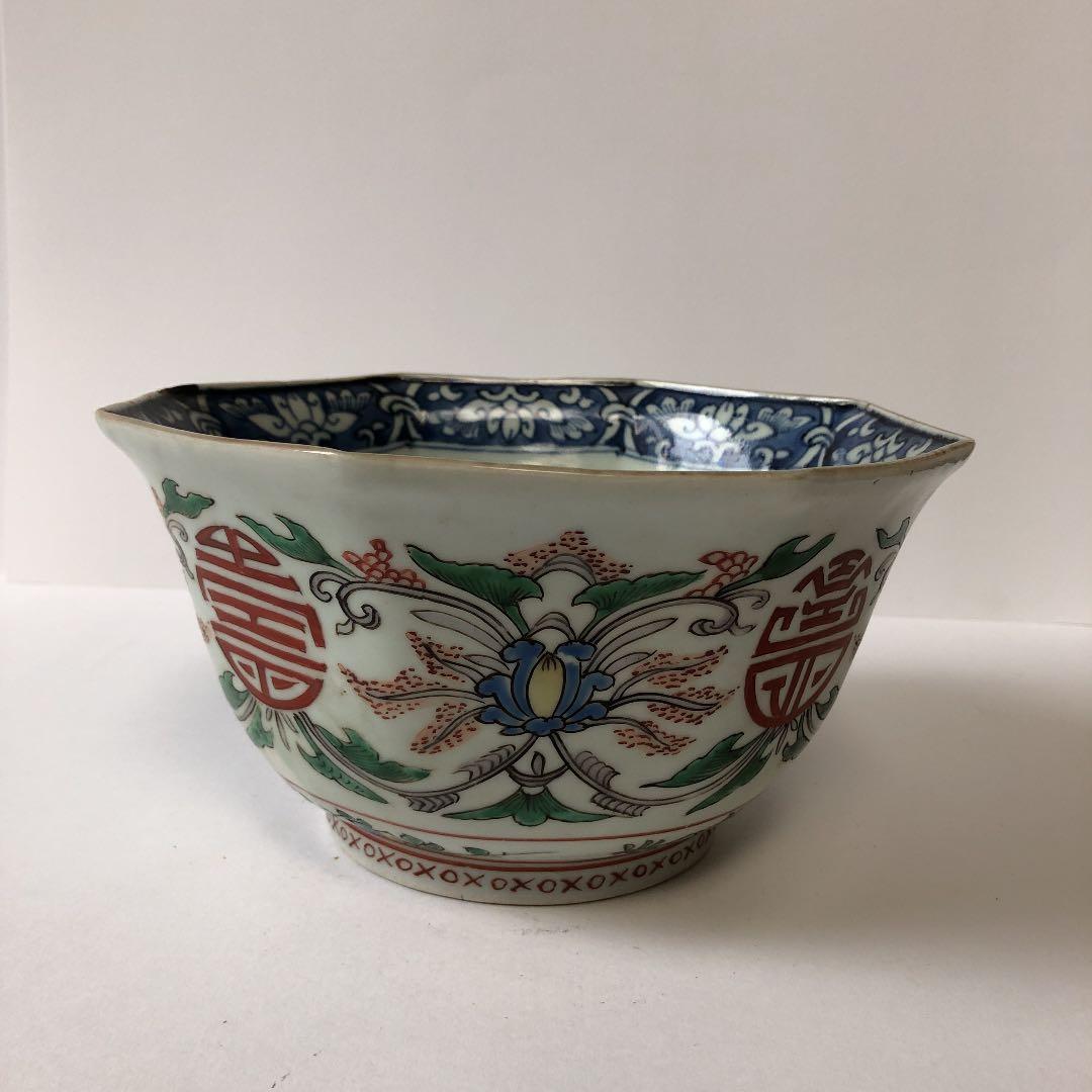 伊万里 八角鉢