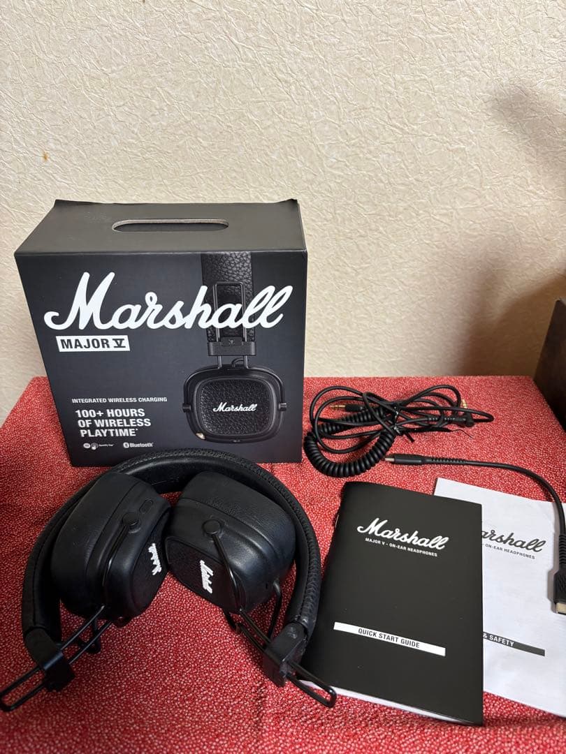Marshall Major Ⅴワイヤレスヘッドホン 国内正規品 美品