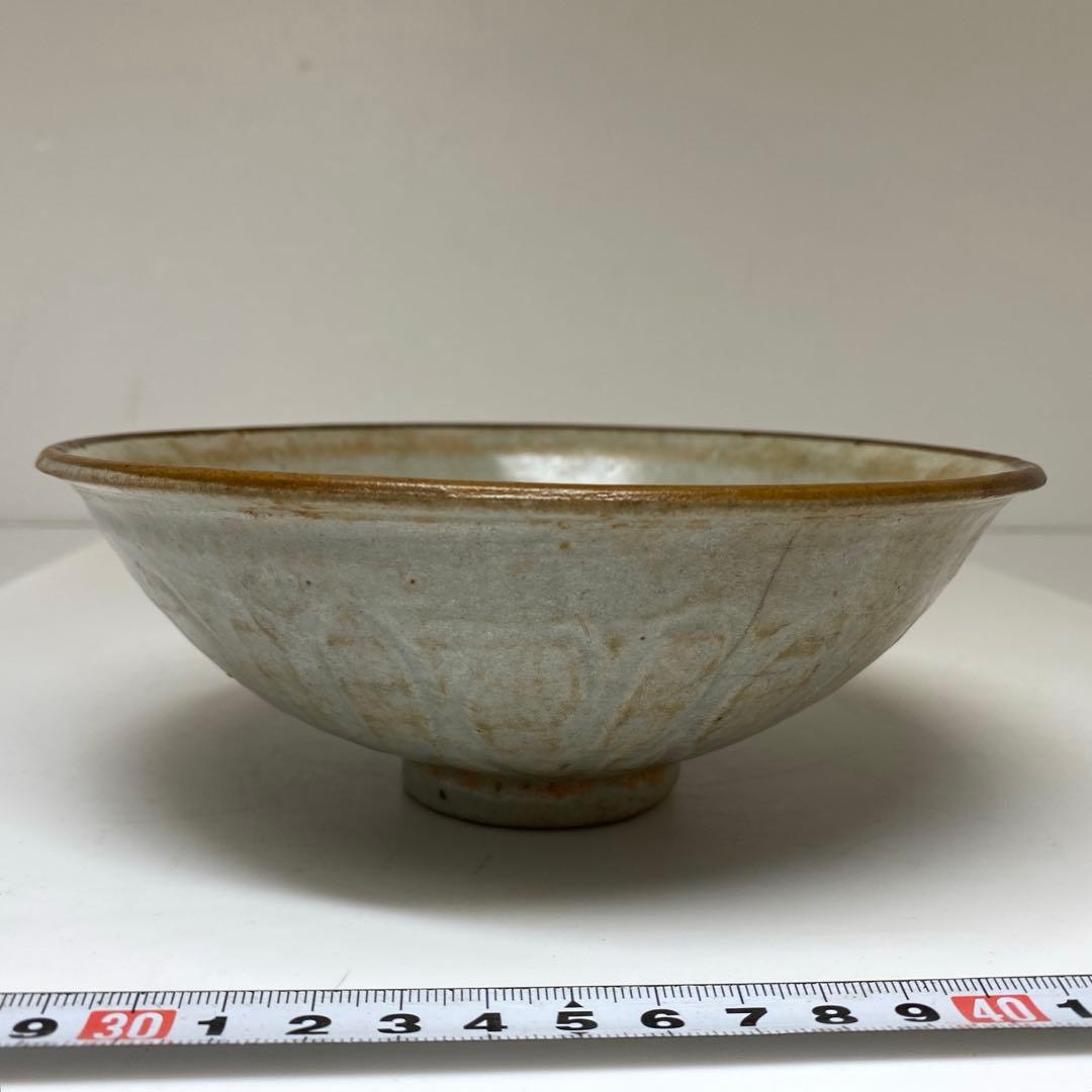 中国宋時代　青白磁鉢　幅約17.3㎝　東さ7-0616②