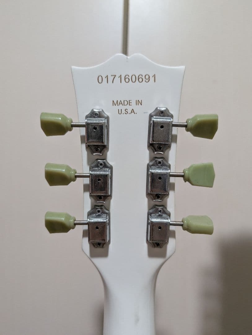 Non Gibson ダブルネックギター ホワイト