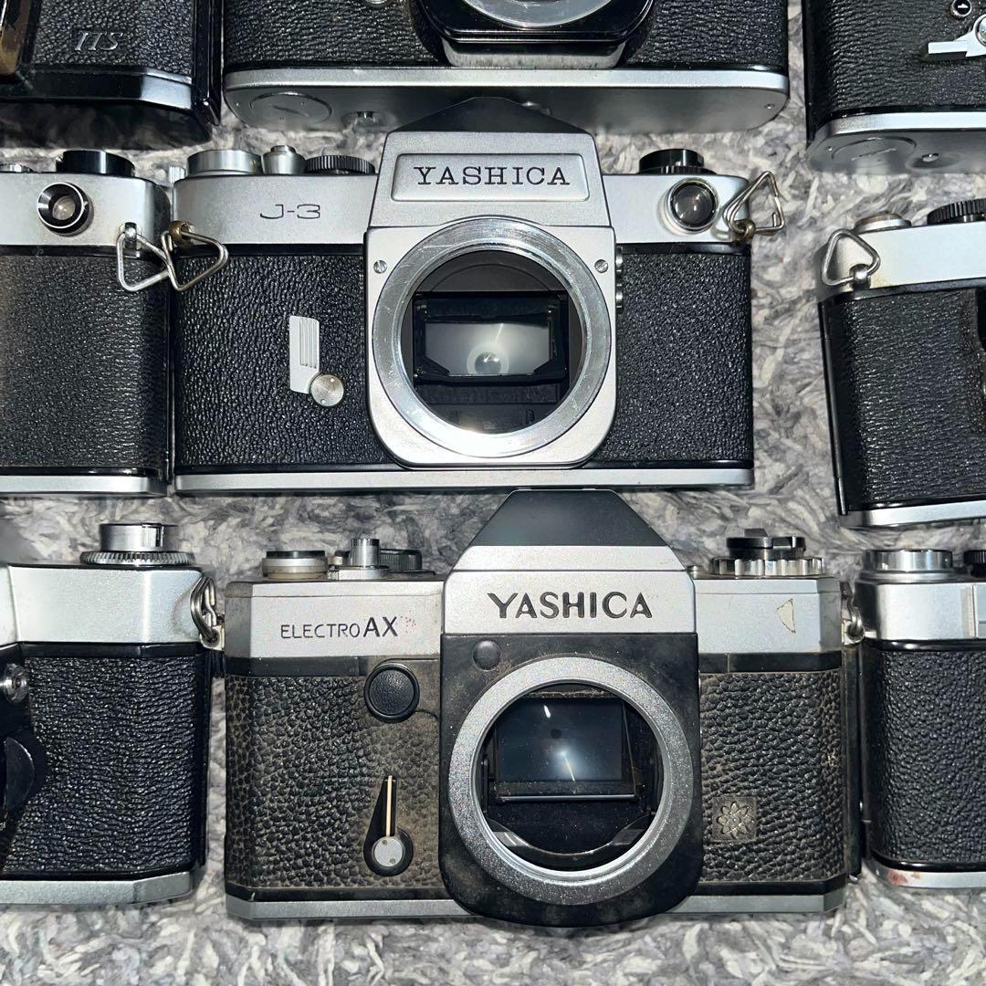 【ジャンク】YASHICA ヤシカ フィルムカメラ　一眼レフ 24台セット