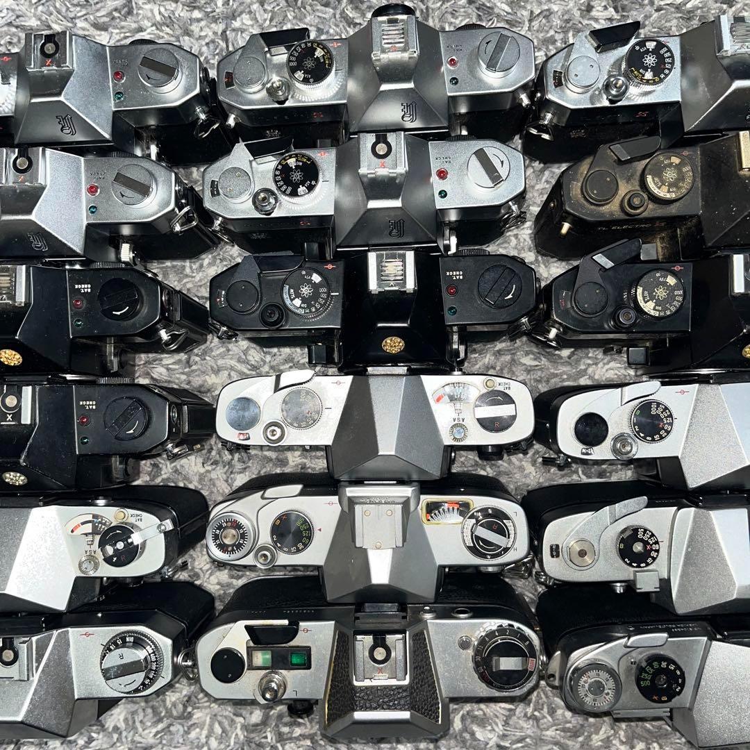 【ジャンク】YASHICA ヤシカ フィルムカメラ　一眼レフ 24台セット