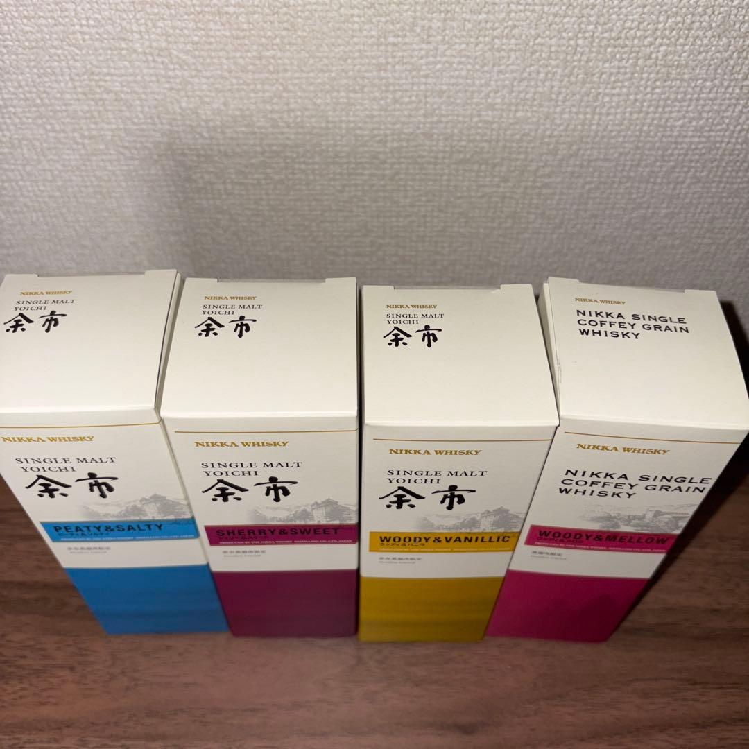 NIKKAウイスキー　蒸溜所限定　180ml×4本セット