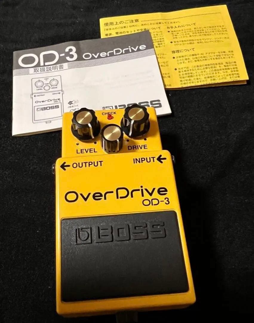 【美品】完動品 BOSS OverDrive OD-3 ギターエフェクター