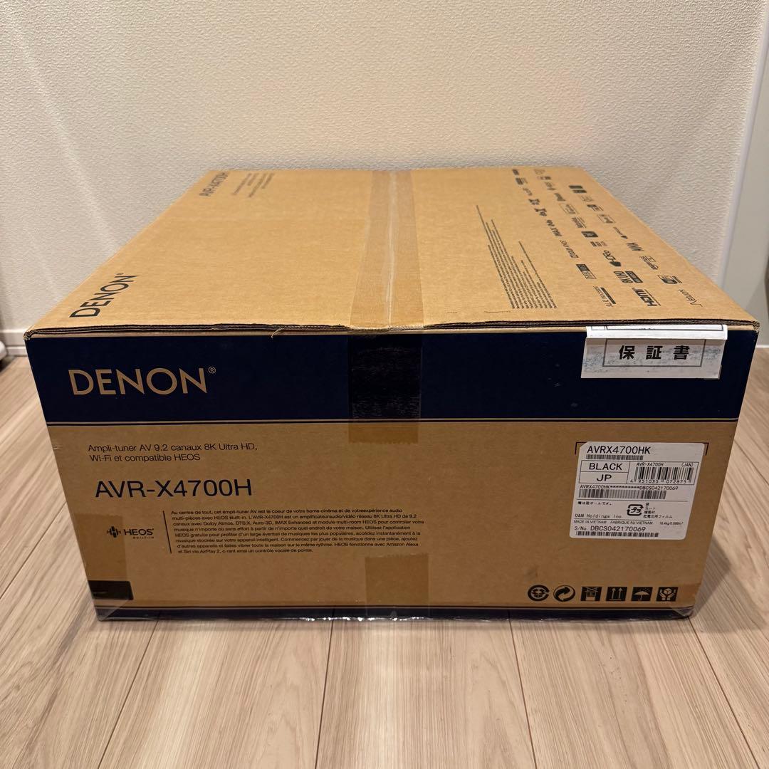 超美品 DENON AVR-X4700H AVアンプ IMAX Enhanced