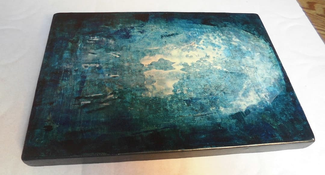 ほうじつ作 / POISON 21 アクリル画　SM号 22.7x15.8cm