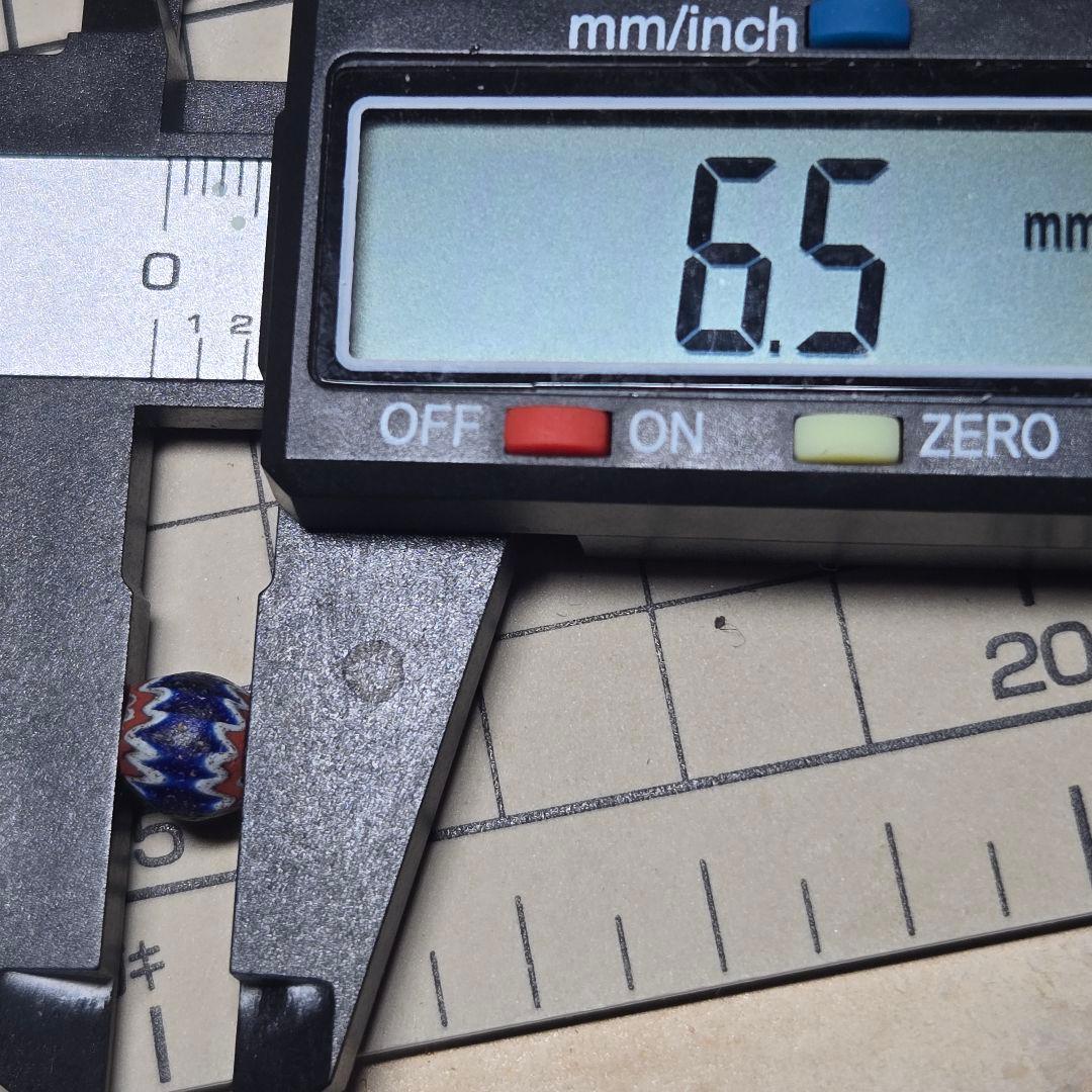 小粒　7層シェブロンビーズ　goro's等のカスタムに　10