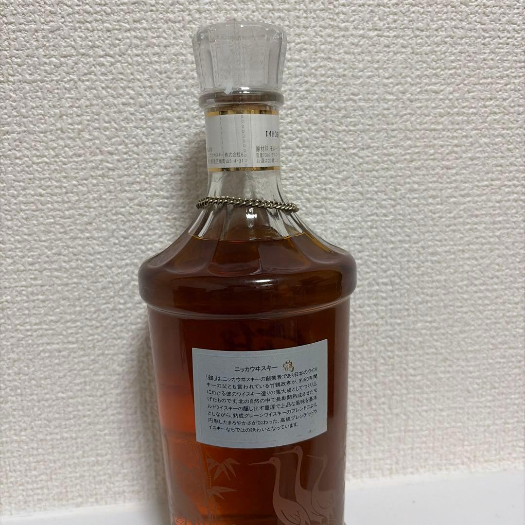 NIKKA　WHISKY　 鶴　スリムボトル