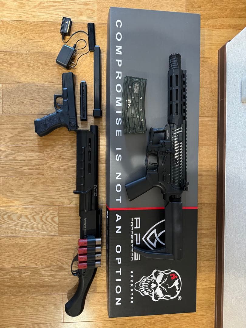 東京マルイベース　AP3 AR-15 & Glock ハンドガン セット