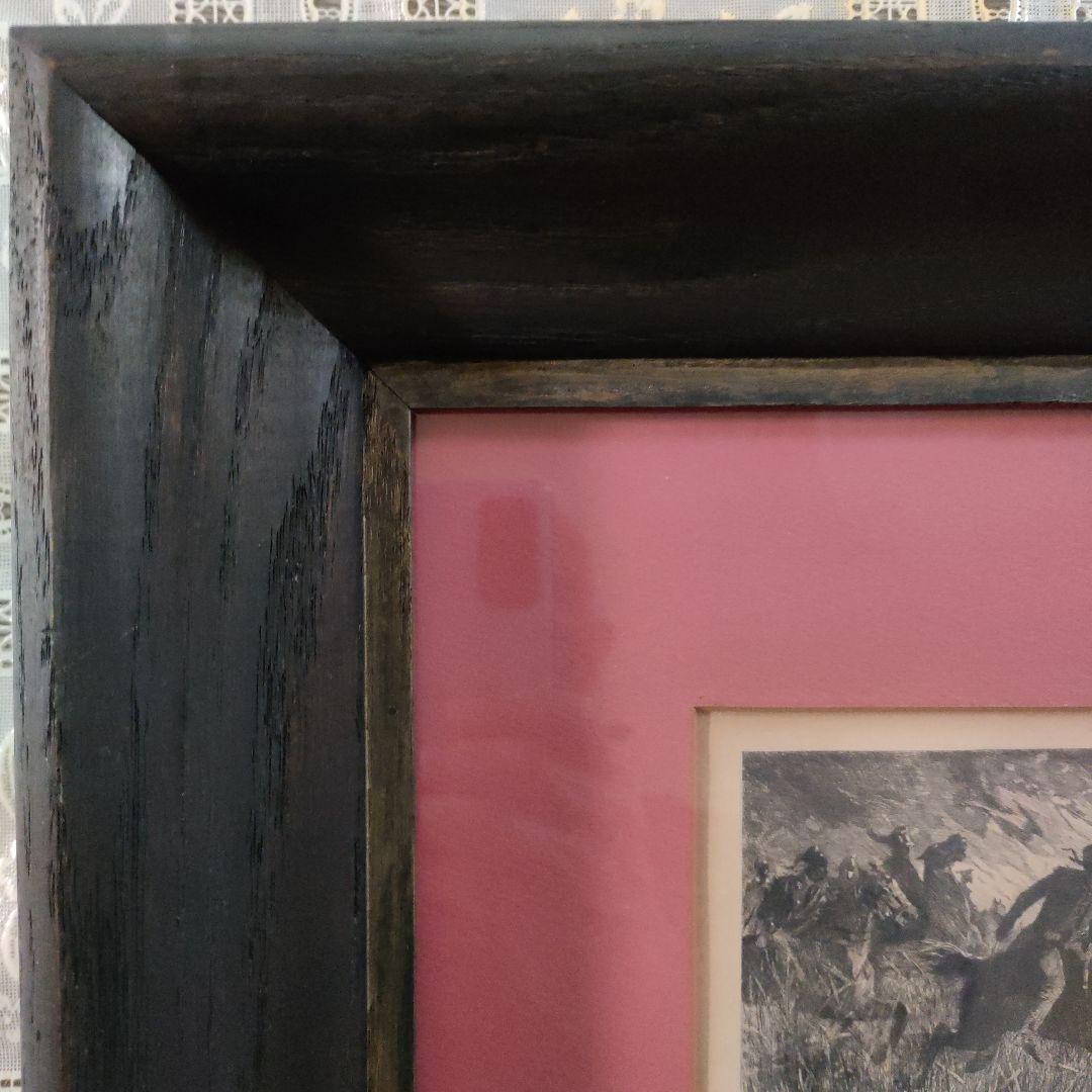 デュエス E. Duez 銅版画『ノルマンディーの港町』1892年制作他、計2点