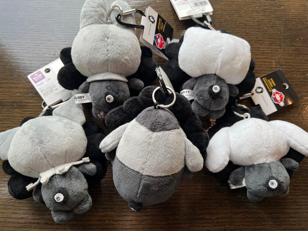 サンリオ ミャクミャクなりきりぬいぐるみ （BC） 黒　5種セット