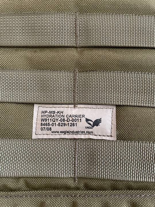 特殊部隊 Eagle Industries ハイドレーションキャリア カーキ