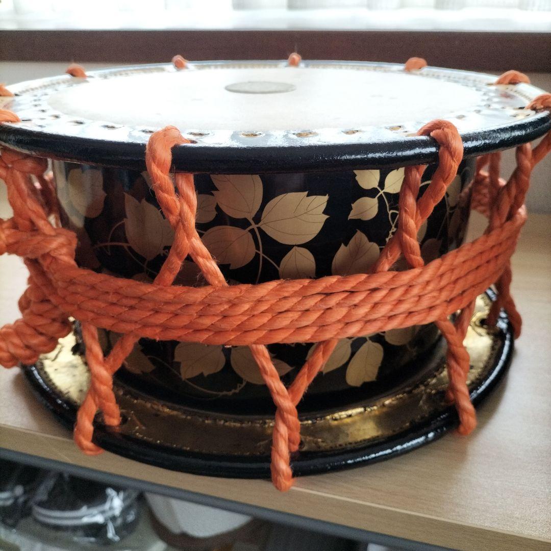 岡田屋布施　締太鼓　ハードケース付き　中古品