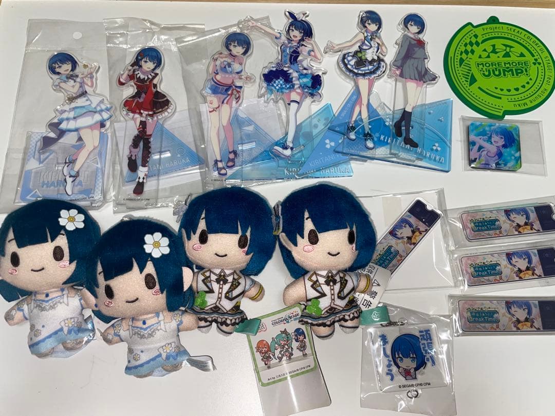 プロセカ プロジェクトセカイ 桐谷遥 缶バッジ パシャこれ ぬいぐるみ 色紙