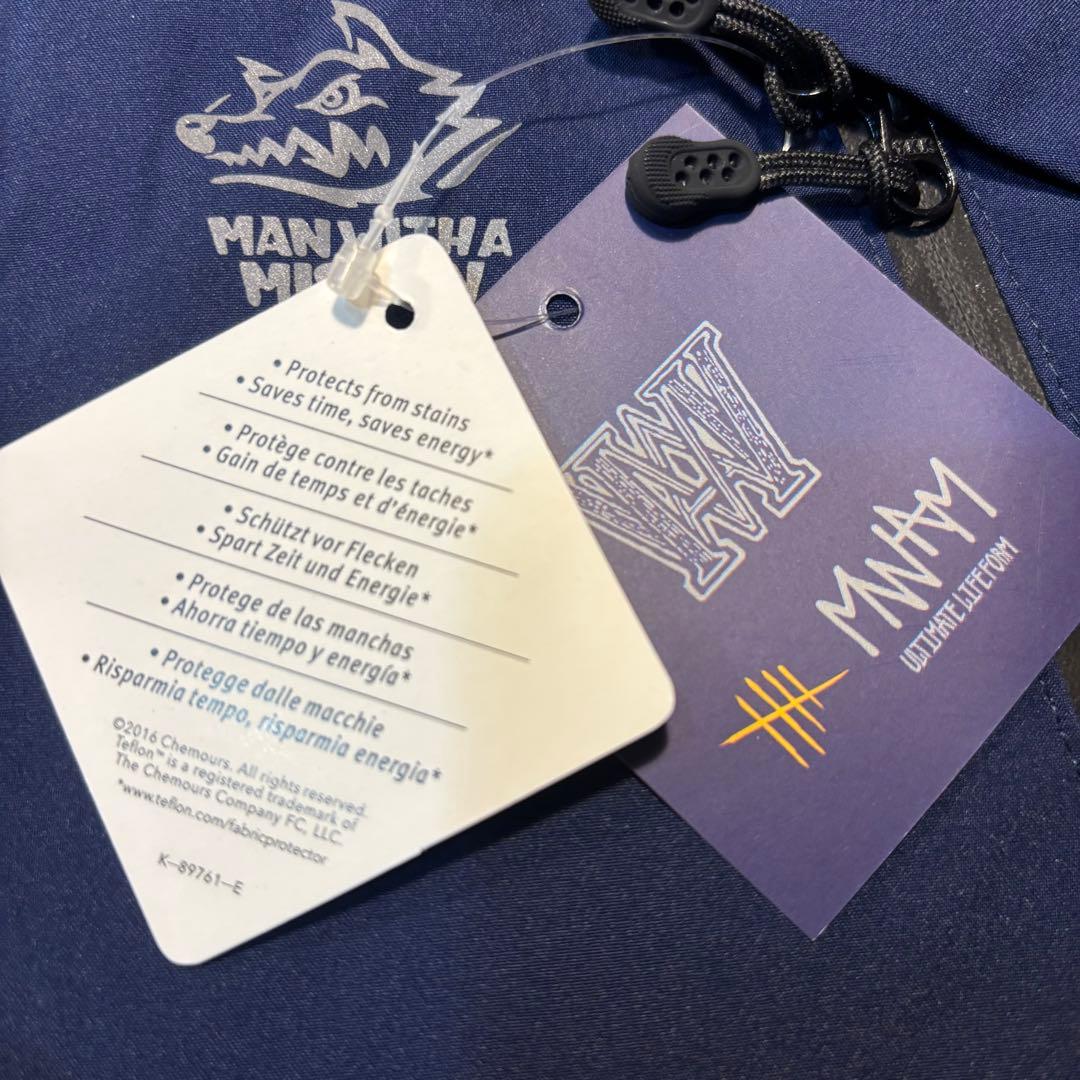 ✨【未使用品】マンウィズ WOLF-TECH JK ネイビー 収納袋付きSサイズ