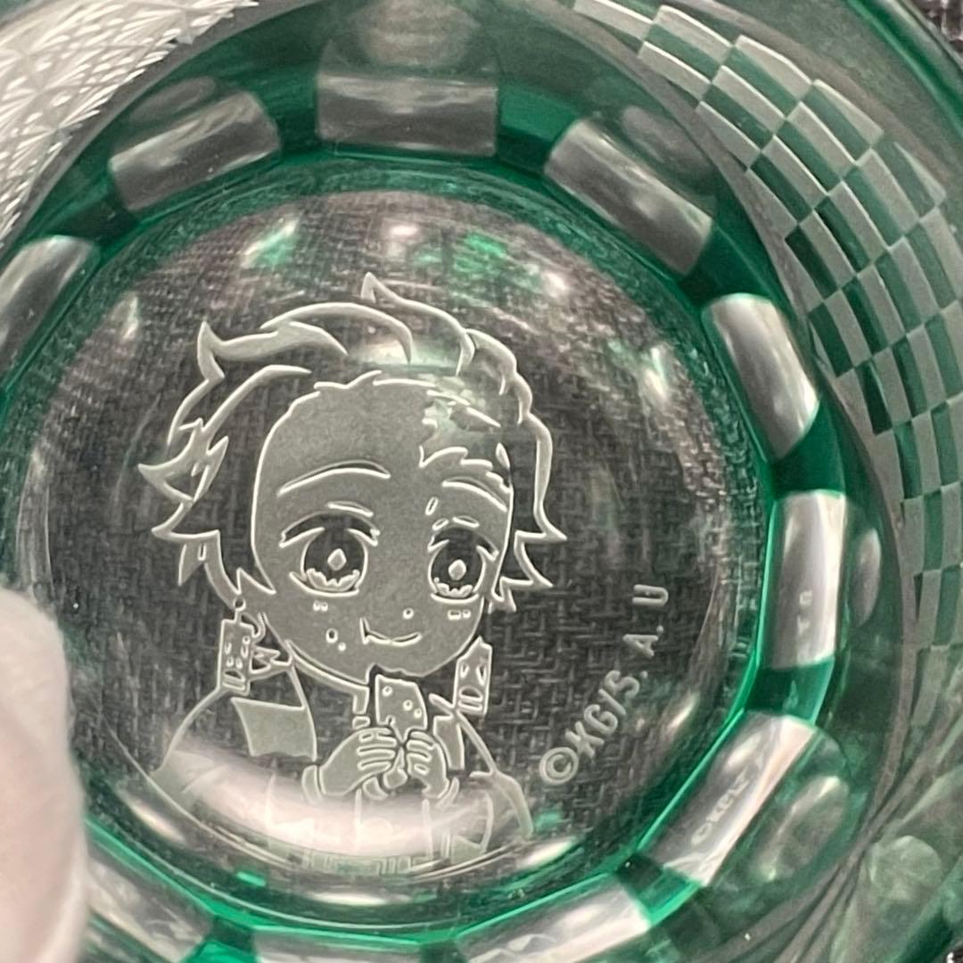 【限定非売品】 鬼滅の刃 炭治郎モデル 江戸切子 グラス コップ Befco