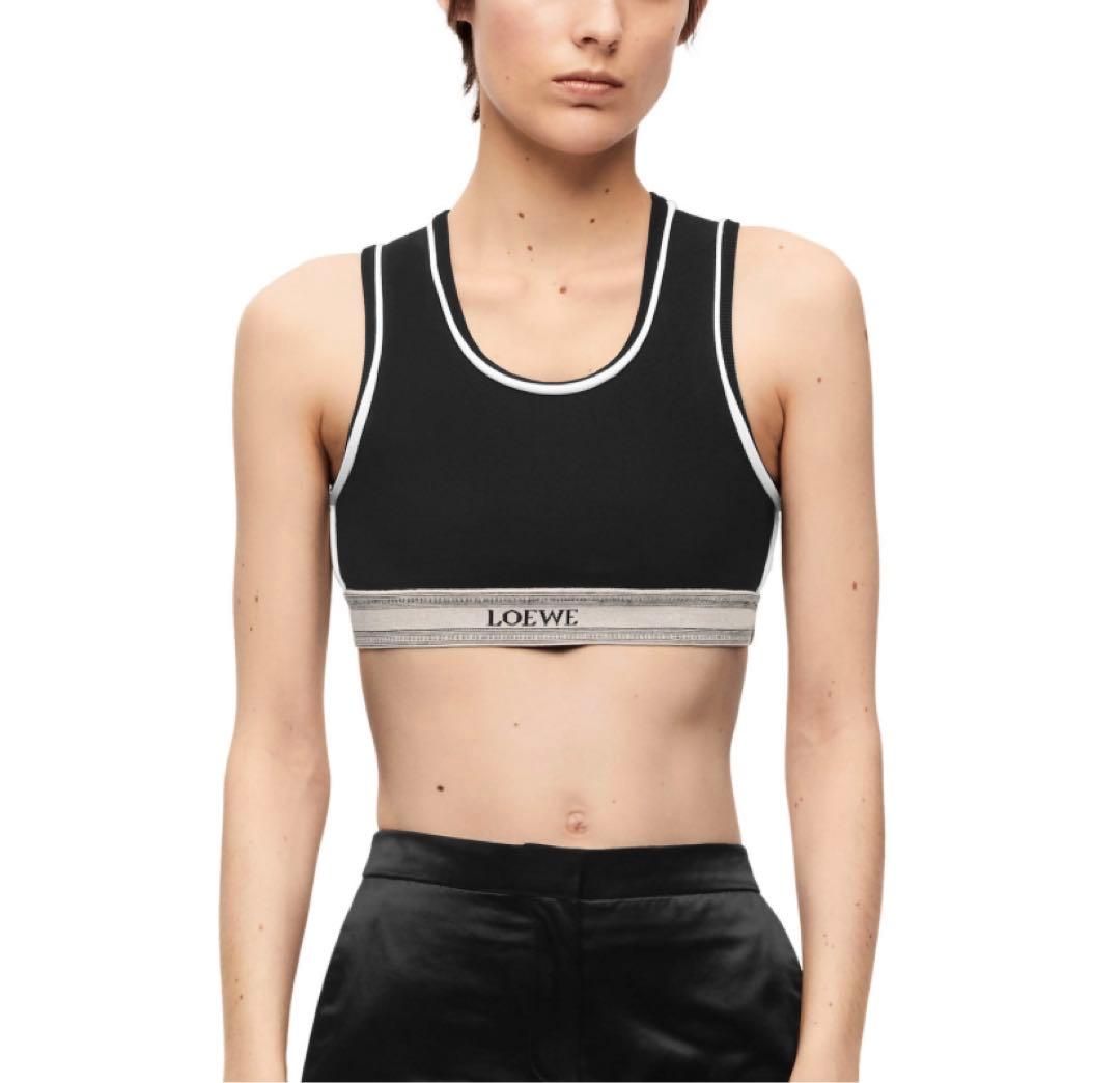 クロップド　タンクトップ（レーヨン）【LOEWE】
