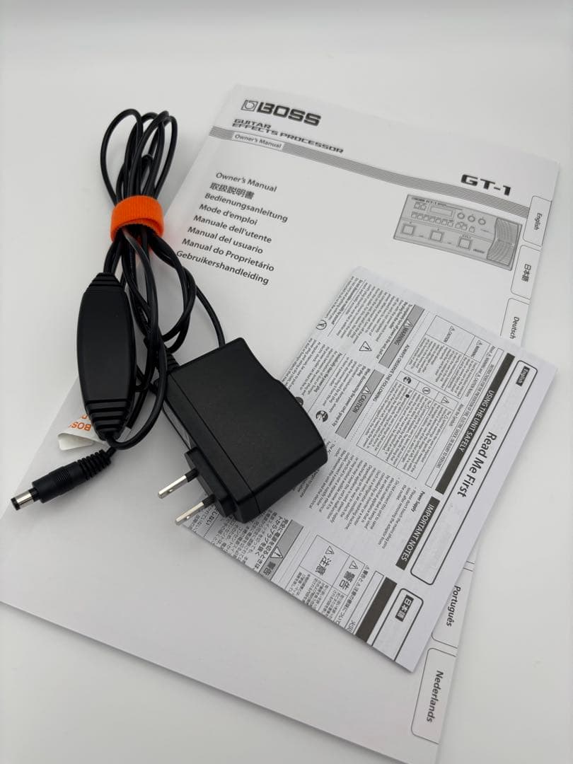 BOSS GT-1 マルチエフェクター 純正アダプター 教科書付き