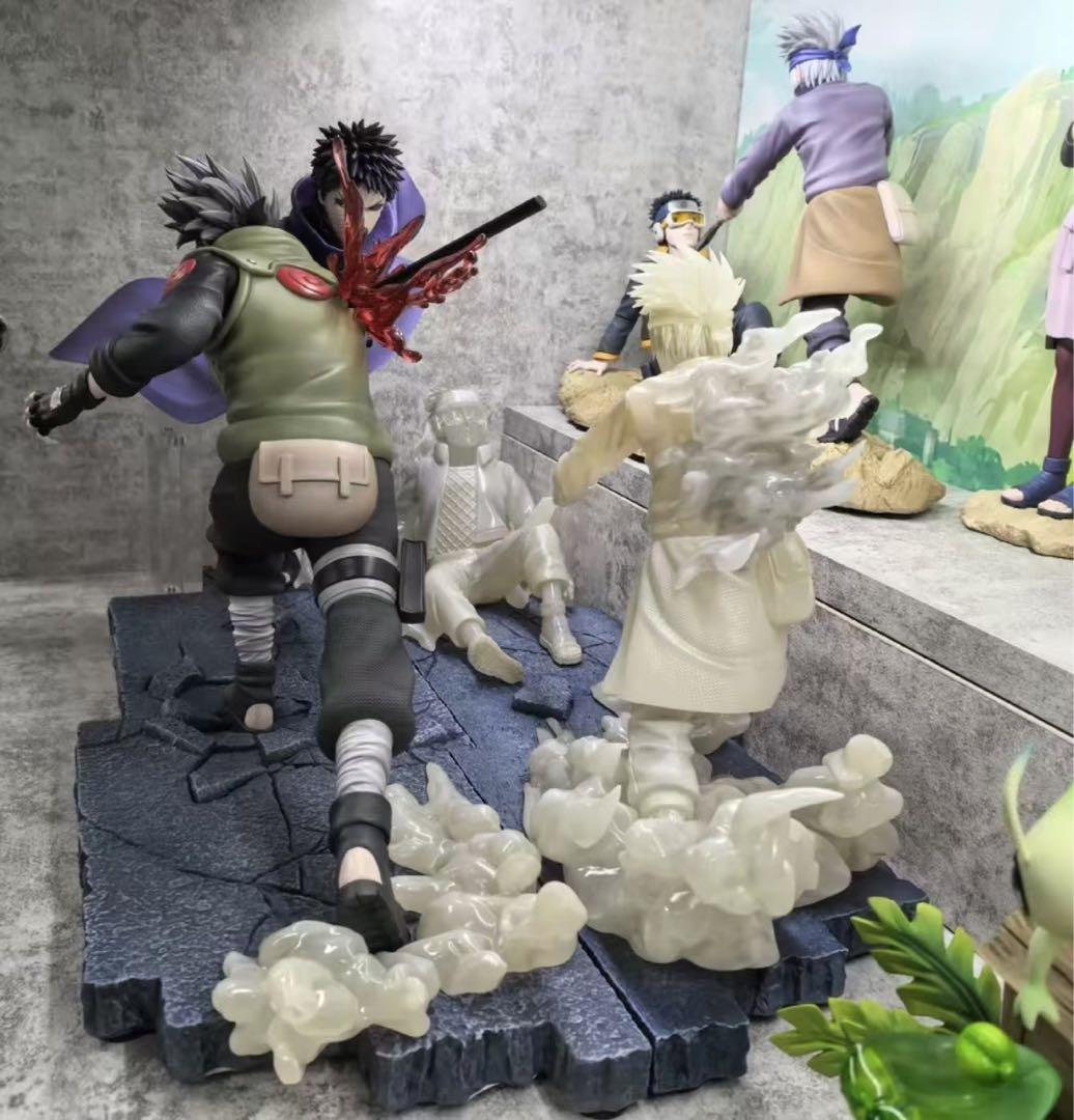 ナルト Chikara-STUDIO はたけカカシvsうちはオビトフィギュア