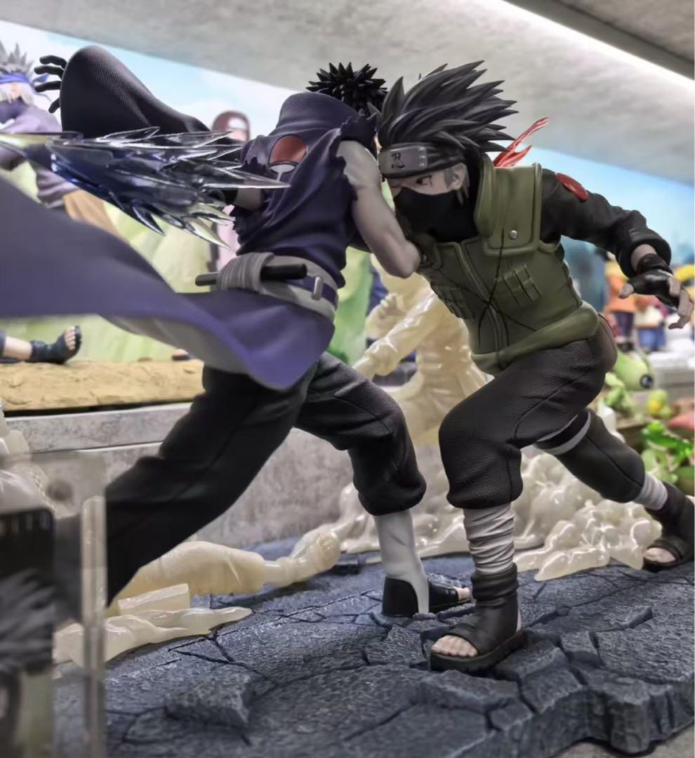 ナルト Chikara-STUDIO はたけカカシvsうちはオビトフィギュア