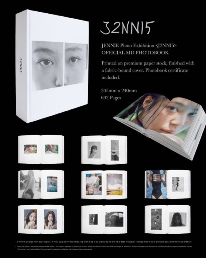 JENNIE ジェニ Photobook フォトブック J2NNI5 トレカ