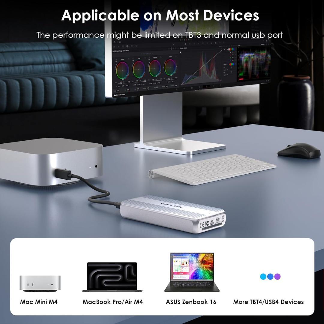 WAVLINK WL-ST406C ＆ 40Gbps対応ケーブル1m セット