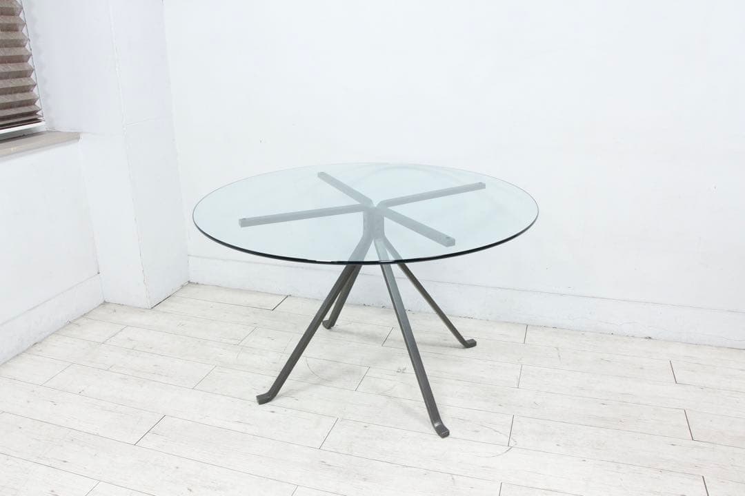 Driade ドリアデ ガラス ラウンド ダイニングテーブル CUGINO