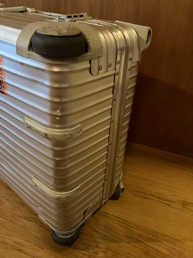 RIMOWA 63L 青ロゴ アルミニウム トパーズ