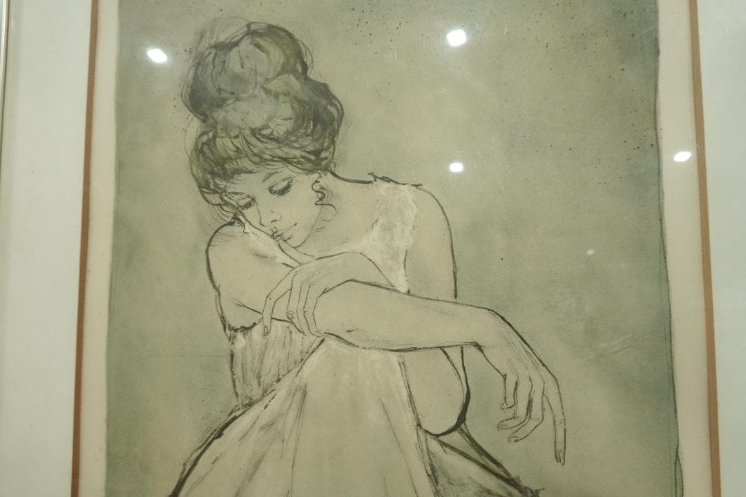 ▲ベルナールシャロワ▲　アートワーク　絵画　フランス画家　美人画