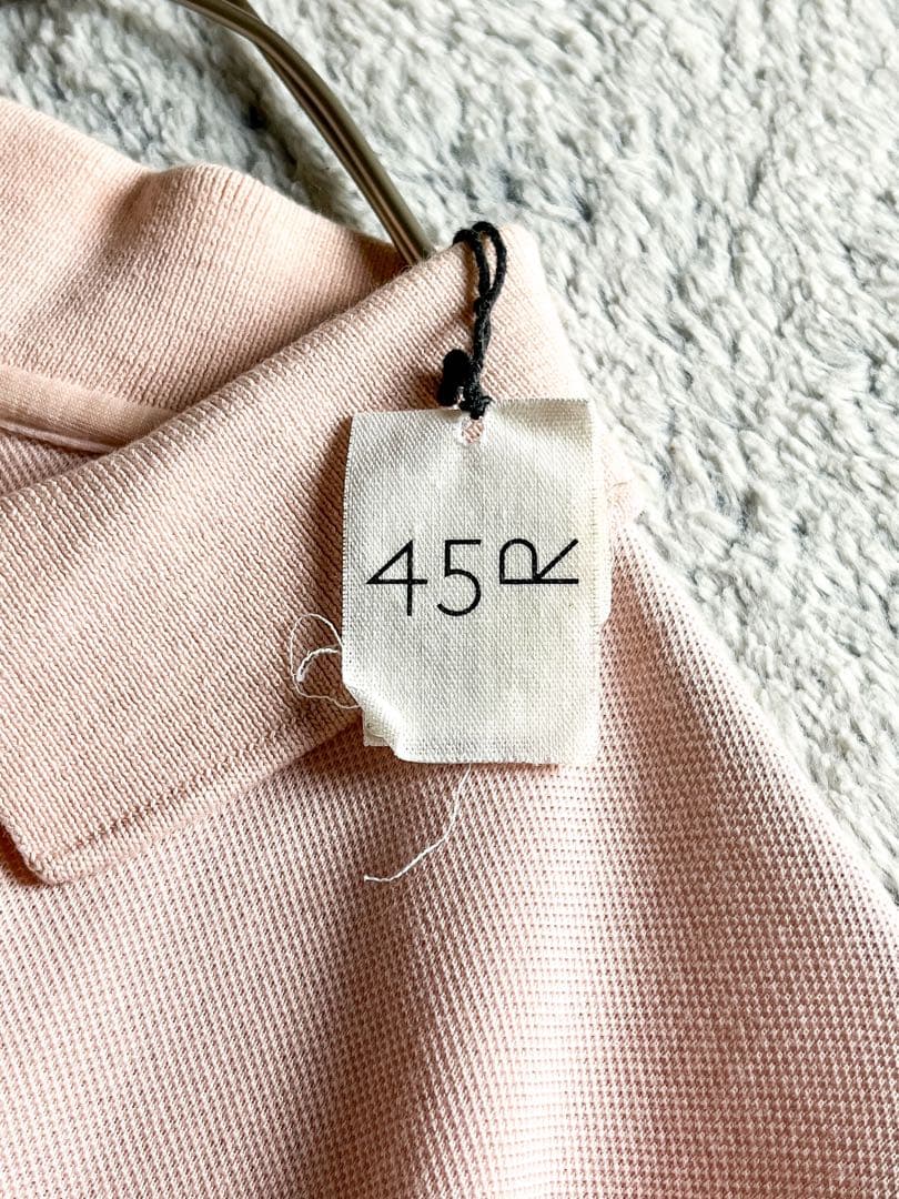 新品タグ付【45R】綿100% スーピマカノコの33色908ローファーポロ 3