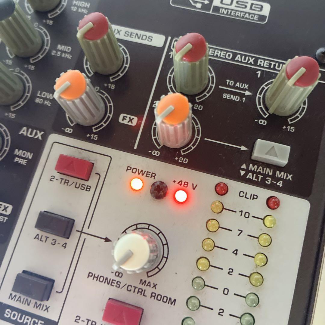 【作動確認済】behringer XENYX 1204USB アナログミキサー