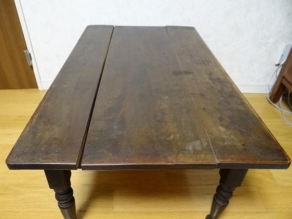 希少 アンティーク 文机 机 テーブル ローデスク 天然木 古道具 骨董 昭和