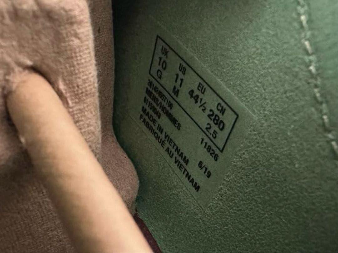 靴 STUSSY x CLARKS Wallabee UK10 SAGE