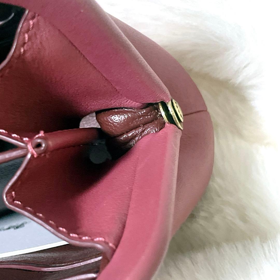 【激カワ】美品 COACH コーチ がま口 ミニ財布 ピンク ケース
