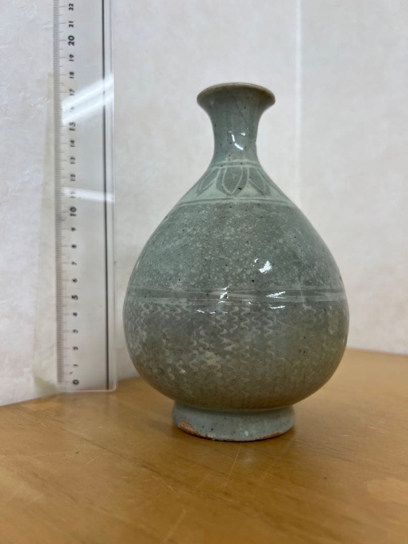 中国　朝鮮李朝高麗徳利　古美術　唐物コレクション韓国骨董　アンティーク江戸　青磁