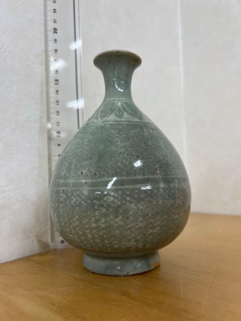 中国　朝鮮李朝高麗徳利　古美術　唐物コレクション韓国骨董　アンティーク江戸　青磁