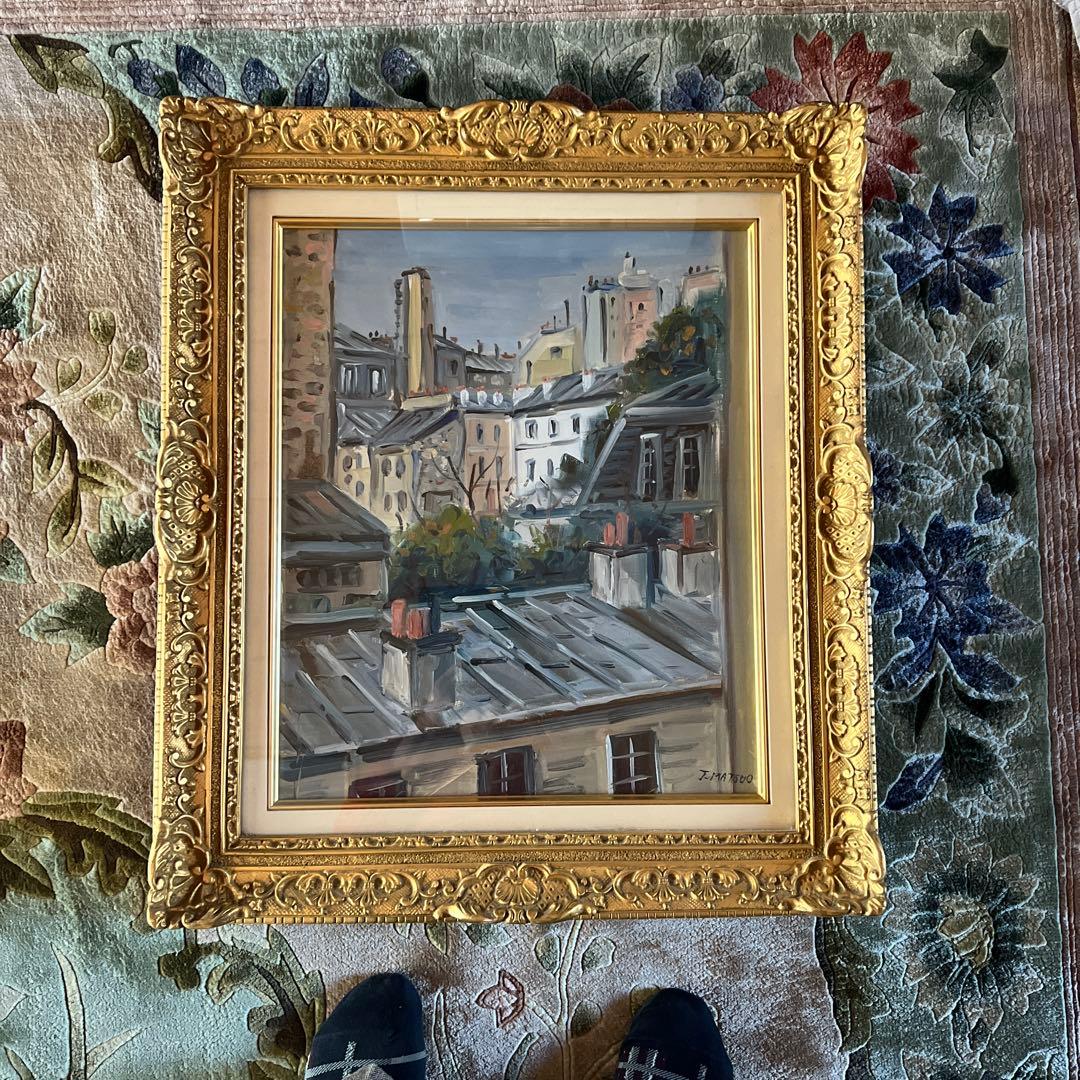 ホテル窓外　洋画家　松尾猛省の作品