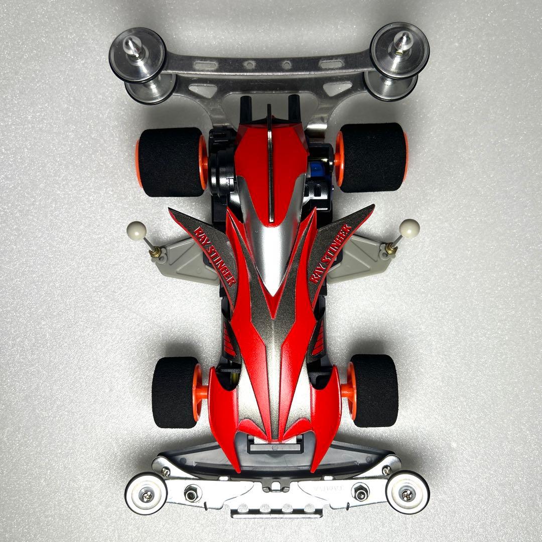 ミニ四駆　レイスティンガー　タミヤ　完成品　肉抜き　塗装　改造　スーパー1