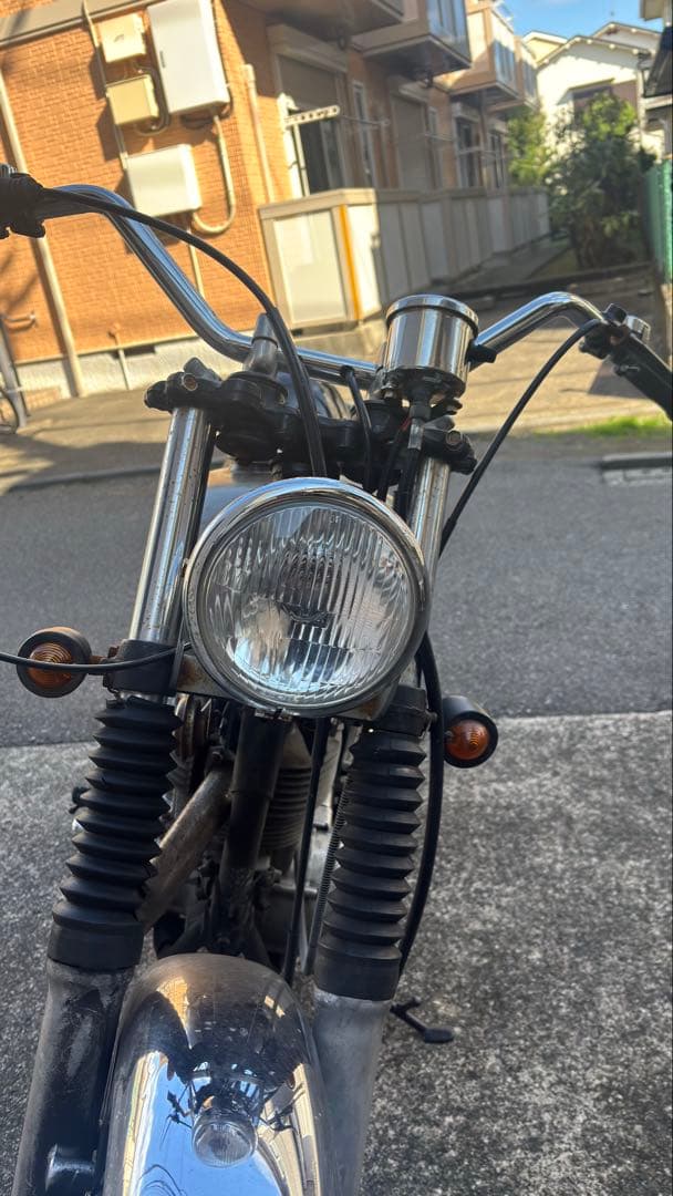 2%er オールドベースタイプサイドマウントライトキット　SR400ヘッドライト