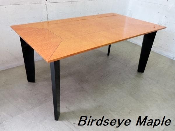 美品■IDC■バーズアイメープル材■スプレンダー■ダイニングテーブル■36.9万