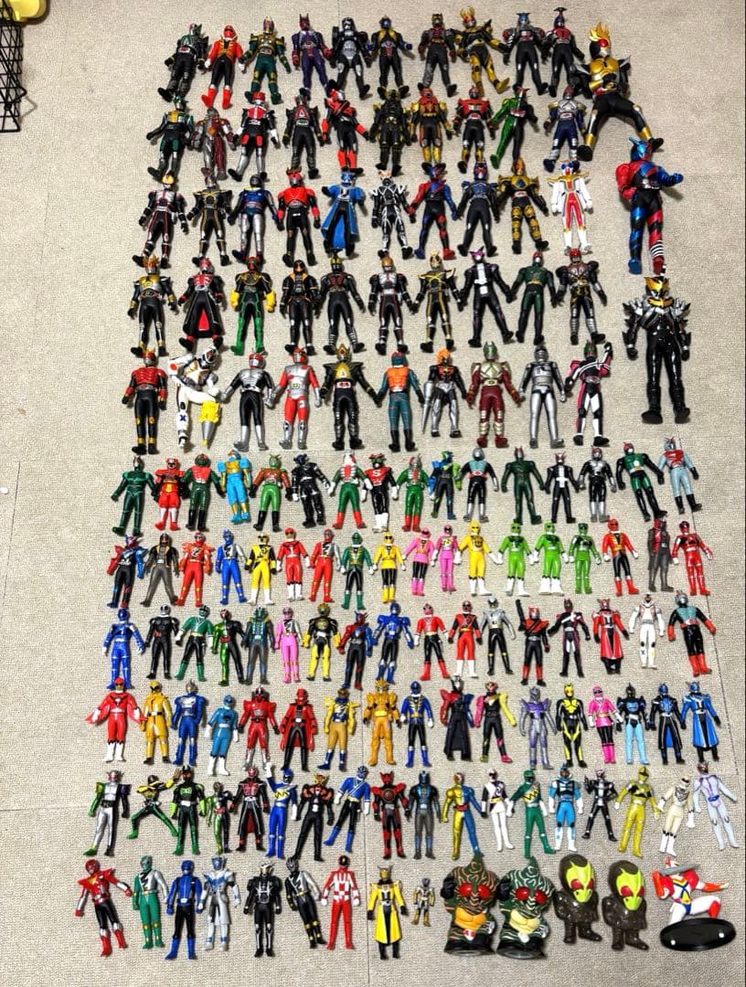 特撮系ソフビ　まとめ売り　ウルトラマン　仮面ライダー　ゴジラ　当時物