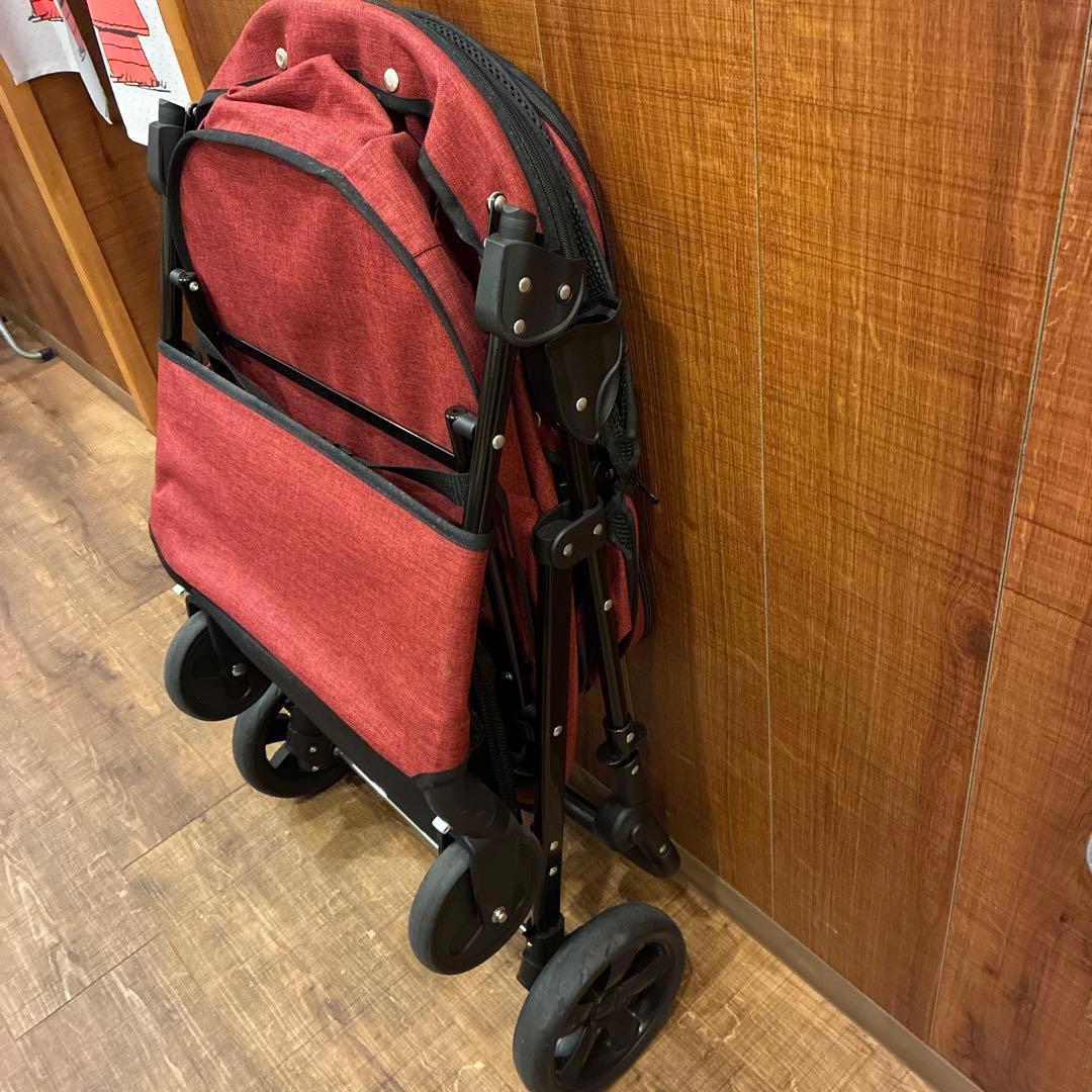 4輪ペットカート ココハート甘えん坊バギーBIG中型犬対応