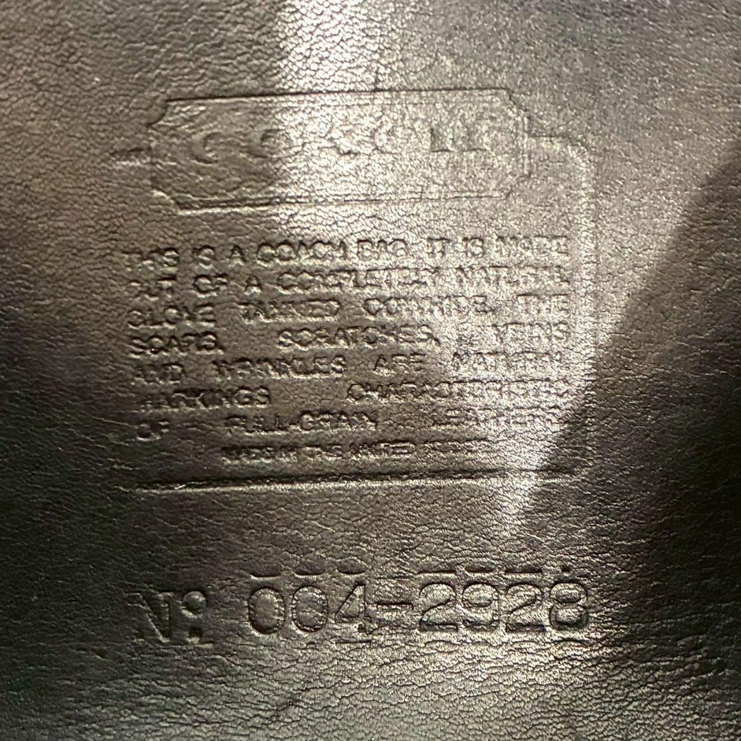 極美品 Vintage Coach Pocket Purse Black USA